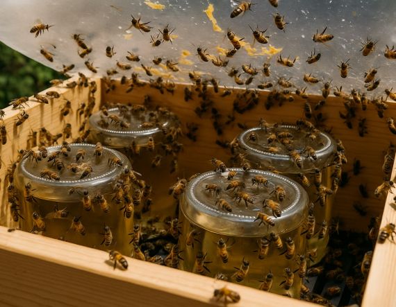 Krmení včel prosakováním je jednoduché, efektivní a bezpečné