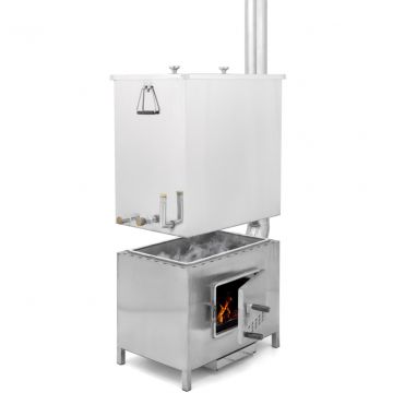 Vařák na vosk s kamny na dřevo - Bieno