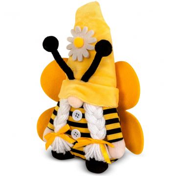 Plyšový včelí trpaslík 22 cm – BienoSpass s copánky