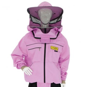 Včelařská bunda s kloboukem - fialová - Lysoň, vel.: M