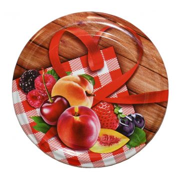 Zavařovací víčko na sklenici TO 82 - RTS - Fruit 3