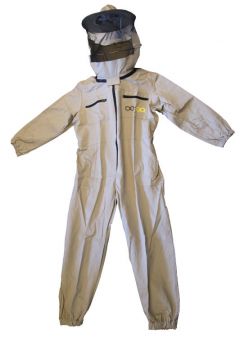 Kombinéza s kloboukem BE-EQ® hnědá vel. XXXL
