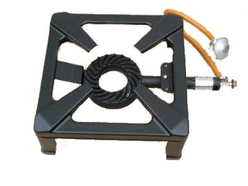 Plynový vařič čtvercový na 10 kg PB bombu