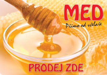 Tabule na plot PRODEJ MEDU typ A