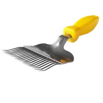 Vidlička k odvíčkování Prof. 2x lom, 19 jehel, nerezová