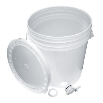 Stáčecí nádoba plast 35 - 40 kg bílá