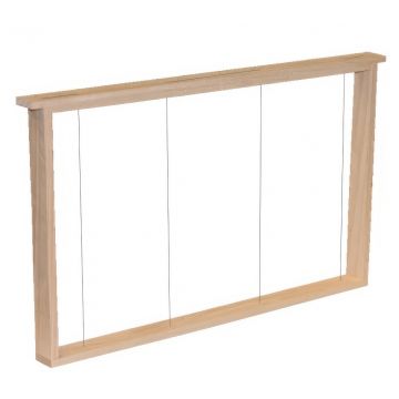 Rámek 39x24 cm - naděrovaný a nadrátkovaný