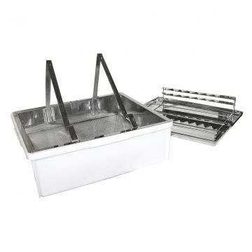 Talíř na odvíčkování ApiNord - nerez - s odkl. 1 rám.