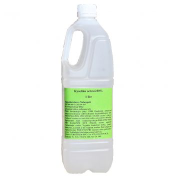 Kyselina octová 80% 1l - OSOBNÍ ODBĚR