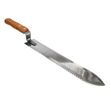Nůž na odvíčkování - zubatý - nerez - 28 cm