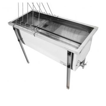 Stůl na odvíčkování Lysoň Optima - nerez vana - P 75 cm Langstroth