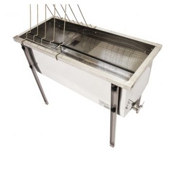 Stůl na odvíčkování Lysoň Optima - nerez vana - P 75 cm Langstroth