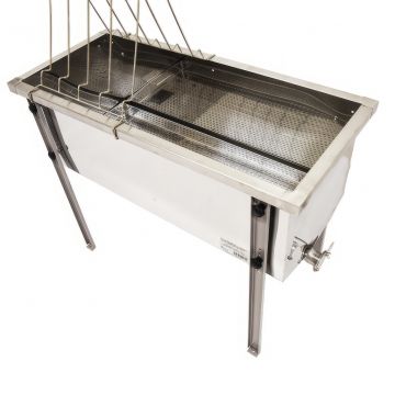 Stůl na odvíčkování Lysoň Optima - nerez vana - P 100 cm Langstroth AKCE