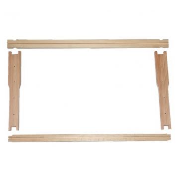 Přířezy Langstroth 1/1 - 232 - Hoffman - předvrtaný, s drážkou - 50 ks