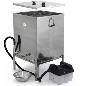 Vařák na vosk nerez s vyvíječem páry 50 x 50 cm