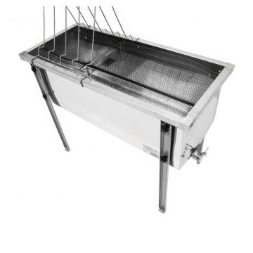 Stůl na odvíčkování Lysoň Optima - nerez vana - P 75 cm 39 x 24