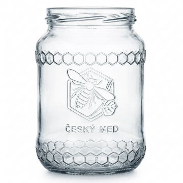 Sklenice Med 770 ml/1kg medu - 8,2 Kč/ks OS. ODBĚR ÚJEZD - 1456 ks
