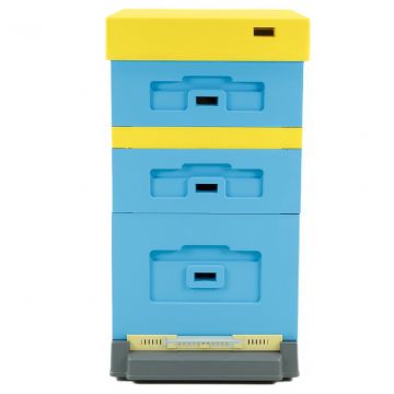 Polystyrenový úl Dadant Blatt - vysoké plastové Varroa dno - Lysoň 10 R.