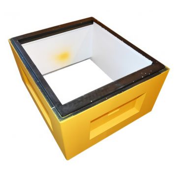 Polonástavek 39 x 15 na polystyrenový úl Lysoň - žlutý