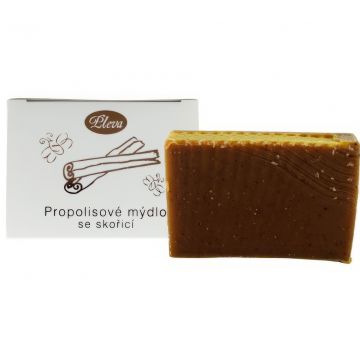 Pleva popolisové mýdlo se skořicí - 90g