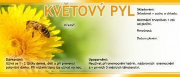 Etiketa samolepící Květový pyl