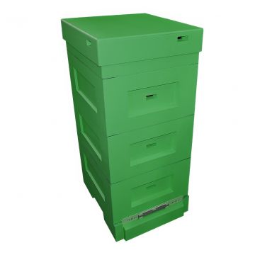 Polystyrenový úl 39 x 24 Lysoň - komplet - zelený