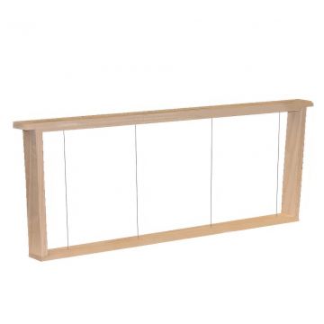 Rámek 39x17 cm - naděrovaný a nadrátkovaný