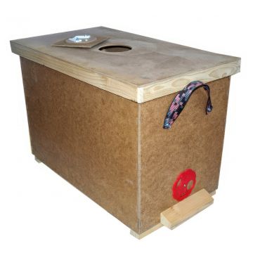 Rojáček, bedna, mini úl Langstroth - MDF
