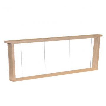 Rámek 39x15 cm - naděrovaný a nadrátkovaný