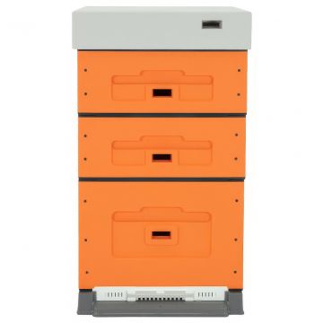 UL Dadant Blatt OPTIMA, lakovaný (ORANŽOVÝ), rozložený 10 R