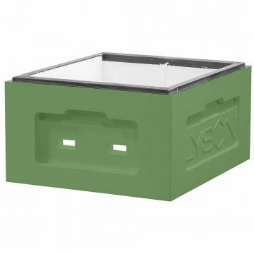 Polystyrenový nástavek český 39 x 24, lakovaný - verze II - zelený