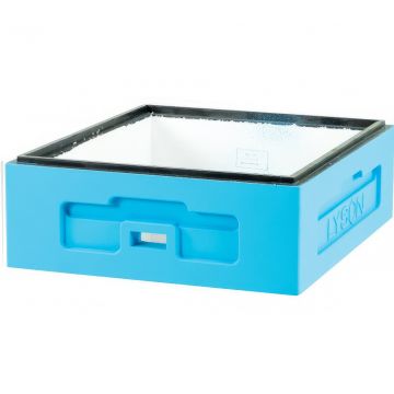 Polystyrenový nástavek Dadant Blatt 1/2 - barvený - modrý