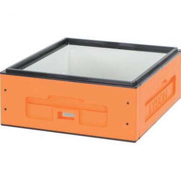 Nástavek Dadant Blatt 1/2 OPTIMA, lakovaný, nesmontovaný - oranžový