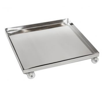 Mellarius úlový vozík - podstavec - nerez - 53x53 cm