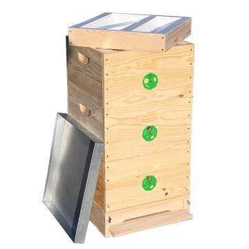 Úl 39x24 se 3 nástavky - Celodřevěný - kompletní sestava