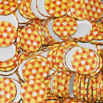 Víčko na sklenici TO 82 - barevná plástev - 700 ks - celá krabice