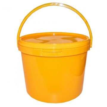 Nádoba na med plast 15 kg žlutá