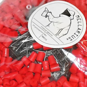 Mezerníky s hřeb. - kónické - 100 ks - Bílá