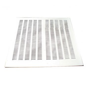 Mateří mřížka - bílý plast - 420x420 mm