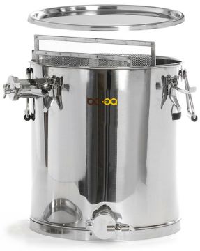 Čeřící a plnící nádoba BE-EQ® nerezová 35 kg