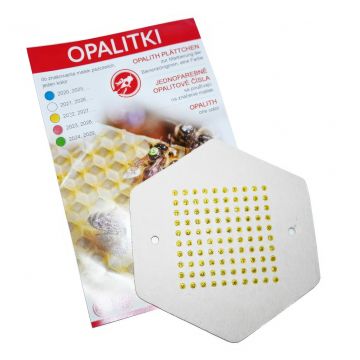 Opalitové značky - 1-100 PL - Žlutá