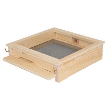 Celozasíťované varroa dno - nerez - 3 cm + šuplík na měl