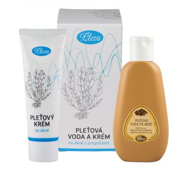 Krém pleťový a voda na akné 100+50 g