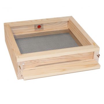 Celozasíťované varroa dno - nerez - 2 cm + šuplík na měl