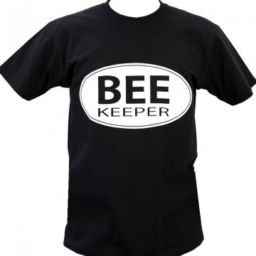 Včelařské tričko ApiSina Beekeeper, černé - XL