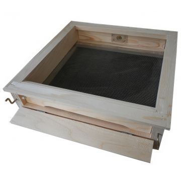 Celozasíťované varroa dno - nerez - Optimal + šuplík na měl