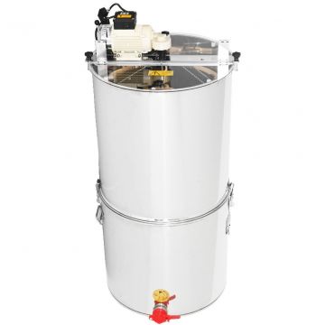 Medomet s nádobou Mellarius OptiLine 3/9 r. s 230V el. pohonem P52 - nerez výpust