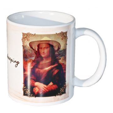 Hrneček "Mona Lisa včelařka"