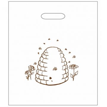 Igelitové tašky s úlem 30×35 cm - 50 ks